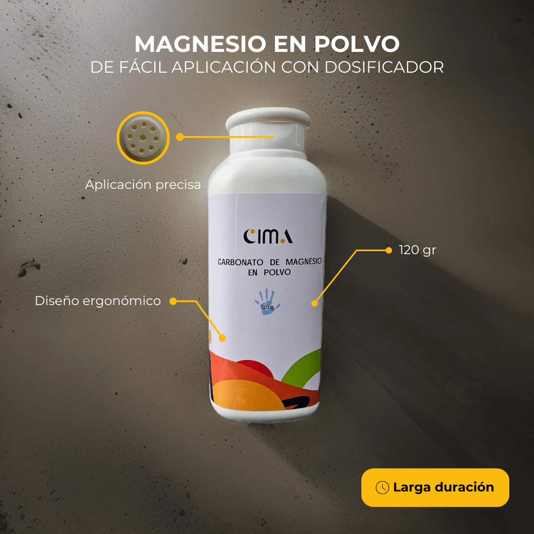 Magnesio en polvo en botella dosificadora  120 gr